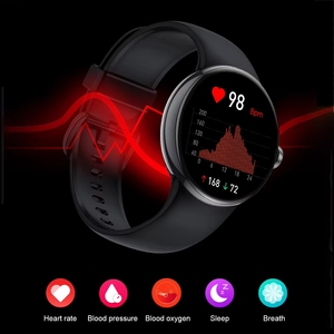 Montre connectée Linwear La24 avec écran AMOLED, bracelet en gel de silice, étanche IP68, fonction <span class=keywords><strong>calendrier</strong></span>, suivi d'activité physique pour Android et iOS - Product Image 4