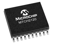 Contrôleur tactile capacitif à 12 canaux Microchip Technology MTCH2120-V/SO, optimisé I2C, prend en charge jusqu'à 20 écrans tactiles