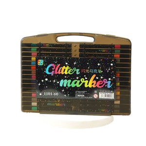 Glitter Art Markers 80 Colors Acrylic Opaque Drawing Pens For Kids And Adults Gift Box Packaging - Product Image 5