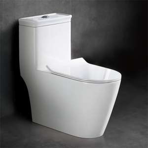 Inodoro de Cerámica Estilo Chino Oriental, Tamaño WC - Product Image 1