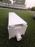 Système hydroponique en PVC, canal d'herbe 10 pouces, goutteur de PVC pour la plantation de concombres et de Melon