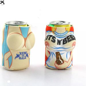 New Design Custom Made Sublimated Single Style Insulated <b>Drink</b> Beer <b>Cooler</b> Printed 3D Can <b>Cooler</b> Sleeve - Product Image 4