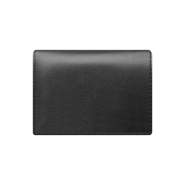 Hot Sale New Short Coin Purse Leather Card Case RFID Blocking Anti-theft Swipe Business Bi-fold Card Holder