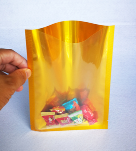 Sac sous vide métallique doré pour l'emballage des fruits de mer, pochette sous vide métallique dorée avec fente <span class=keywords><strong>euro</strong></span>, sac pour poisson, saumon fumé - Product Image 5