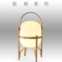 Lampe de table en bois massif de style minimaliste nordique moderne, chambre à coucher de style japonais, chevet de bureau pour clients, verre