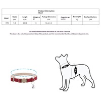 Collier pour chat en coton et lin, écologique, avec cloche, collier doux et confortable pour chatons et chiots, fournitures mignonnes pour animaux de compagnie