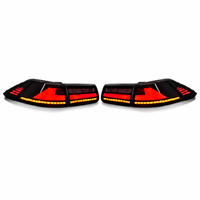 Feux arrière modifiés pour Toyota Frontlander Corolla Cross 2022, feux arrière LED, lentille rouge, clignotants séquentiels, ensemble de feux arrière