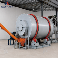 Machine professionnelle d'usine, meilleure machine de séchage du sable, sécheur à tambour rotatif à trois cylindres