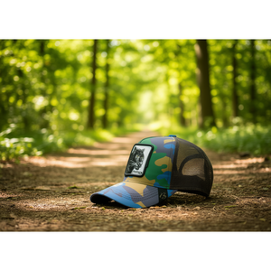 Cappello Trucker Bemnet in Tessuto a Rete, 6 Pannelli, Ricamo sul Pannello Frontale, Casual da Esterno, Unisex, Primavera Estate, 58-63Cm - Product Image 2