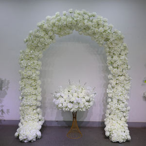 Usine En Gros Fleur Artificielle Tout Rose Fleur Mur Intérieur Arche De Fleurs De Mariage pour La Décoration De Mariage - Product Image 1