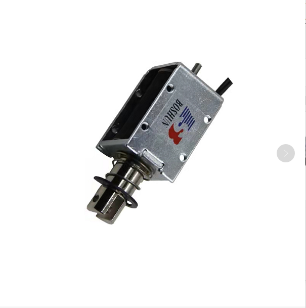 Индивидуальный маленький соленоид с открытой рамой, 12 В, 24 В постоянного тока, линейный соленоид с нажимным вытяжением