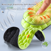 Vente directe usine – Semelle intérieure unisexe en mousse PU confortable pour le sport, douce, légère, anti-douleur, hautement élastique, antichoc et respirante