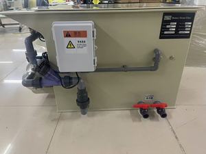 ระบบกรองน้ำแบบดรัมฟิลเตอร์สำหรับบ่อเพาะเลี้ยงสัตว์น้ำ  ทำจากสแตนเลส  แยกของแข็งออกจากของเหลว  บำบัดน้ำ  30 ลิตร/ชม.  220V/380V - Product Image 4