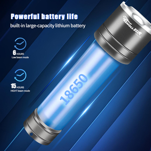 <span class=keywords><strong>2025</strong></span> mới chuyên nghiệp siêu sáng 800 <span class=keywords><strong>lm</strong></span> Led đèn pin Torch cắm trại 18650 Đèn Pin Nhôm chiến thuật Led đèn pin - Product Image 2