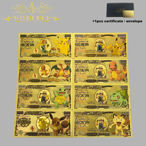 Nuevo Billete de Anime PIka 2026 Chapado en Oro de 24K para Colección - Product Image 1