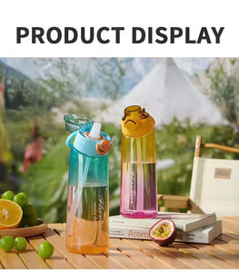 Nueva Botella de Agua con Sabor, Libre de BPA, Plástico PC Ecológico, Personalizable al por Mayor, con Aroma, Estilo Lindo, Unisex, para Deportes, Niños - Product Image 4