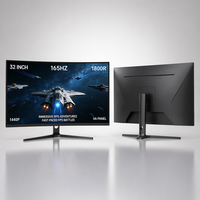 Monitor para Juegos de 32 Pulgadas, Curvo 1800R, 2K QHD, 240Hz, 1ms GTG, 100% SRGB, HDR400, con Protección Ocular VGA
