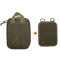 Trousse de premiers secours tactique nationale multifonctionnelle avec impression de logo personnalisée du fabricant, cadre externe antivol et étanche