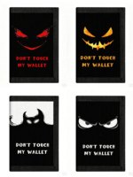 Dompet Halloween Gaya Anime untuk Anak Laki-laki dan Perempuan, Dompet Cetak Wajah Kartun Lucu, Custom dari Pabrik