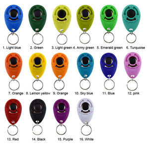 थोक गर्म बिक्री बहु-रंग प्लास्टिक पालतू कुत्ते प्रशिक्षण धातु क्लिकर ध्वनि बंद प्रशिक्षण सीटी कुत्ते खिलौने - Product Image 5