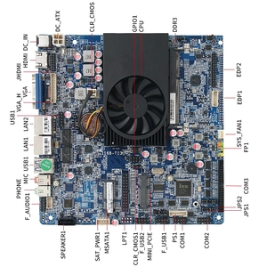 Placa base industrial Mini ITX BKHD, núcleo integrado de 3. ª a 4. ª generación, adecuada para control industrial IoT Robotics 1168-TI3 - Product Image 2