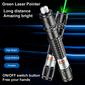 Pointeur laser vert longue distance avec Laser Star Verde Green Strong Lazer avec batterie 18650 emballée avec une boîte en plastique noire - Product Image 5