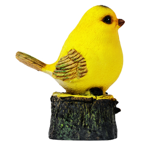Figura de pájaro <span class=keywords><strong>amarillo</strong></span> de poliresina, gran oferta - Product Image 4