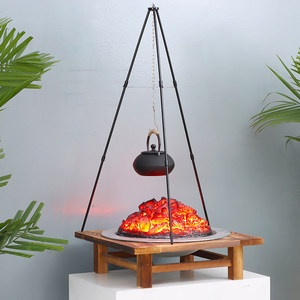 <span class=keywords><strong>Chimenea</strong></span> Eléctrica <span class=keywords><strong>de</strong></span> <span class=keywords><strong>Pared</strong></span> con <span class=keywords><strong>Efecto</strong></span> <span class=keywords><strong>de</strong></span> Llama LED, Simulación <span class=keywords><strong>de</strong></span> Carbón, Personalizable, para Hogar, KTV, Restaurante - Product Image 3