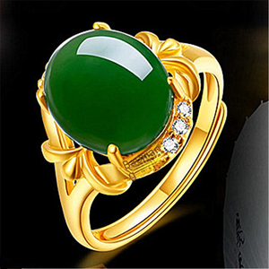 This <b>jade</b> men's <b>ring</b> with rich ethnic elements suits cultural festivals blending tradition and masculine charm perfectly - Product Image 5