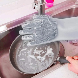 Éponge magique en silicone pour la vaisselle, outil de nettoyage ménager en gros pour la cuisine - Product Image 2