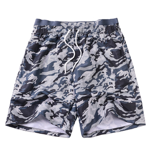 Pantaloncini da spiaggia con motivo mimetico estivo di fascia alta e stampa digitale impermeabile collezioni all'ingrosso per Bikini Beachwear - Product Image 3