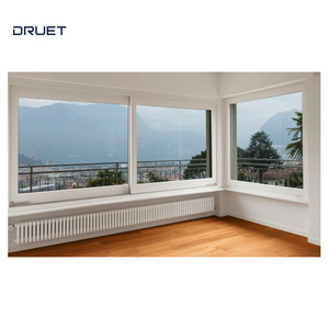 DRUET-ventana deslizante de fábrica, ventana de vidrio bajo en E, UPVC, para recepción y oficina, venta directa de fábrica - Product Image 5