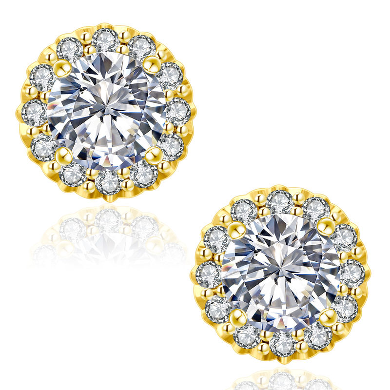 Luxury Wedding Stud Earring 925 Sterling