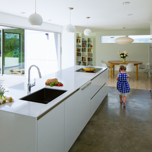 Armoires de cuisine modernes personnalisées aux États-Unis Design de cuisine en bois massif Laque Cuisine - Product Image 2