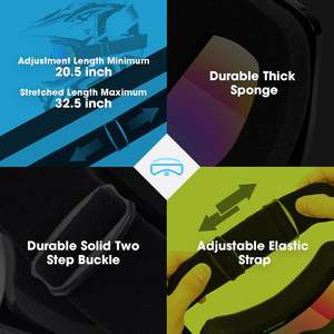 मोटरसाइकिल गग्गल गंदगी बाइक, पुरुषों और महिलाओं के लिए स्की गोगल्स सुरक्षा चश्मे के सुरक्षा चश्मे के लिए सुरक्षा चश्मे - Product Image 5