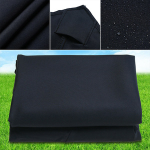 Customized Outdoor Half Umbrella Canopy Lake Blue Polyester Sunshade Fabric Wall Mounted Triangle Shape UV Stabilized - Product Image 3