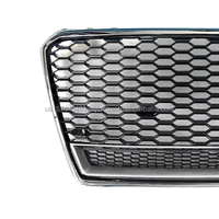Nueva Parrilla Deportiva de Malla Cromada ABS Estilo C7 RS7 con Marco Inferior para Audi A7/S7 2009-2015