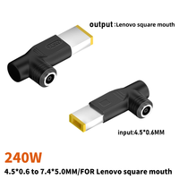 Interface d'alimentation pour ordinateur portable 4.5*3.0mm vers d'autres adaptateurs d'interface CC Puissance 240W Convient pour Len ovo HP Dell et autres ordinateurs portables