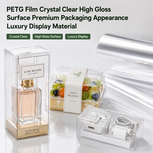Película PETG Transparente de Grado Alimenticio para Envasado en Blíster, Lámina PETG Transparente, Película Plástica Termoformable, Tamaño Personalizado - Product Image 4