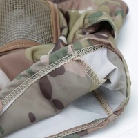 Masque facial en maille filet de polyester à séchage rapide, camouflage solide, nouveau cagoule tactique pour la chasse