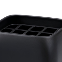 Capuchons de pieds de meubles carrés en silicone et feutre, anti-rayures, antidérapants, réduction du bruit, installation facile
