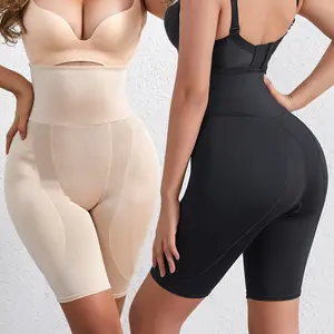 S-6XL high waisted Shaper Body Slimming hips and butt sports tight pants with pads