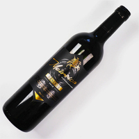 Autocollants personnalisés imperméables et amusants pour étiquettes de vin, bière, tequila, jus – Autocollants pour bouteilles avec blagues et prescriptions – Étiquettes de vin