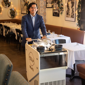 Nueva Máquina de Helados <span class=keywords><strong>MILES</strong></span> Todo en Uno, Congelador Rápido, Refrigerada por Aire, para Horeca, Food Trucks, Eventos al Aire Libre <span class=keywords><strong>y</strong></span> Negocios - Product Image 2