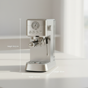 PANCERKA Machine à Café Expresso Portable en Acier Inoxydable Programmable 20 BAR avec Lance Vapeur Électrique Fonctionnant en Français - Product Image 6