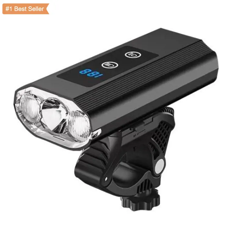 Istaride 5800mAh Bike Light USB Rechargeable 1000 Lumens Bike Headlight 3 LED Super Bright Flashlight Bicycle Front Lights