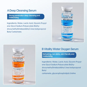 Solution avec 7 flacons pour microdermabrasion à jet, hydratation de la peau, oxygène, eau liquide, beauté, spa - Product Image 4