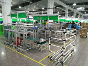 गोदाम एल्यूमीनियम गोदाम मिश्र धातु पाइप रोलर रैक प्रणाली/रोलर ट्रैक/गुरुत्वाकर्षण प्रवाह रैक - Product Image 5