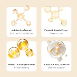 Limpiador Facial Vegano Coreano de Marca Privada para el Cuidado de la Piel, Espuma Blanqueadora de Limpieza Profunda para Mujeres - Product Image 2