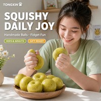 TONGXIN Bolas Blandas de Puré de Patata No Tóxicas Hechas a Mano, de Rebote Lento, para Alivio del Estrés, Sensoriales, Antiestrés, Bolas Suaves Personalizadas OEM